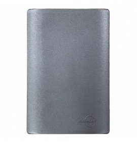 Placa Cega com Suporte 4x2 - Novara Preto Grafite